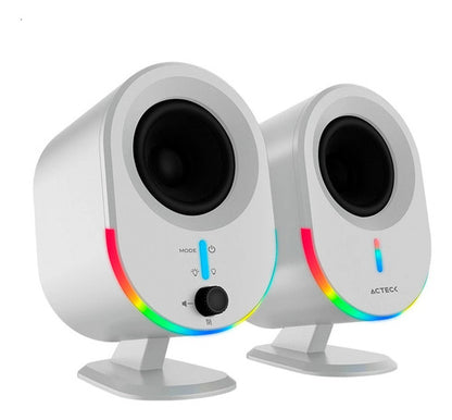 Acteck Bocinas Dynamic Exact Bs630 Bluetooth 2.0 20w Blanco