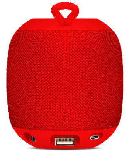 Brobotix Bocina Portátil 263816, Bluetooth, 3w Rms Rojo Usb Rojo