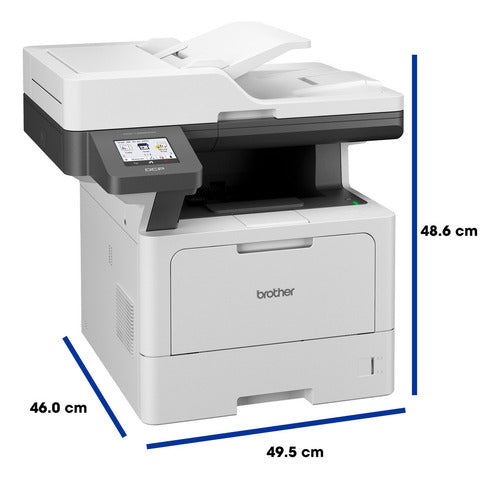 Multifuncional Brother Dcpl5660dn Blanco-negro Láser Print