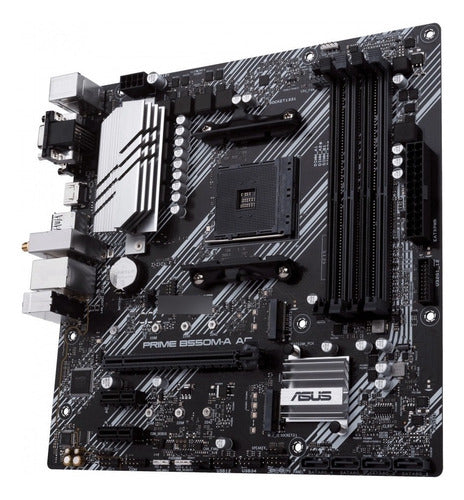 Tarjeta Madre Asus Micro Atx Prime B550m-a Ac Am4 Hdmi 128gb
