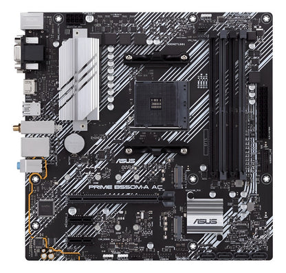 Tarjeta Madre Asus Micro Atx Prime B550m-a Ac Am4 Hdmi 128gb