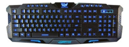 Teclado Gamer Brobotix M200 Rgb, Alámbrico, Negro (inglés) Negro Inglés Us