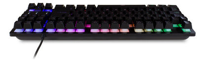 Teclado Gamer Vorago Start The Game Rgb Alámbric Neg Español
