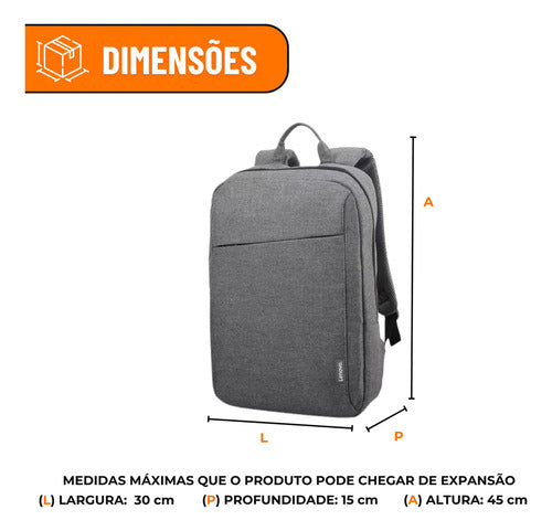Lenovo Mochila De Poliéster B210 Para Laptop 15.6 , Gris