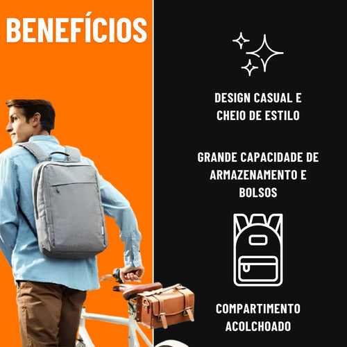 Lenovo Mochila De Poliéster B210 Para Laptop 15.6 , Gris