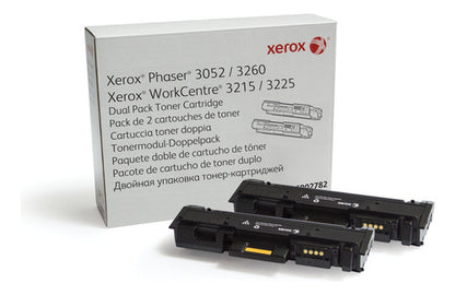 Tóner Xerox 106r02782 Negro, 6000 Páginas Phaser 3052/3260