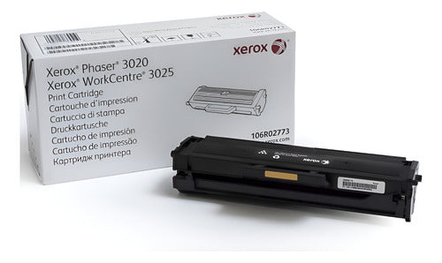 Tóner Xerox 106r02773 Negro, 1500 Páginas Phaser 3020 3025