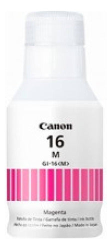 Botella De Tinta Canon Gi-16 Magenta 70ml Gx6070 Gx7010