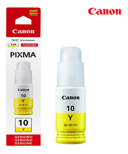Tanque De Tinta Canon Gi-10y Amarillo 70ml G5010/g6010/g7010