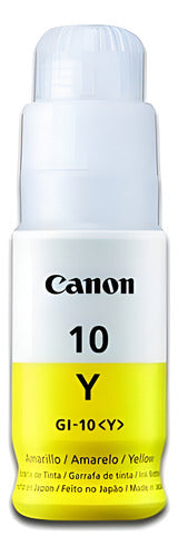 Tanque De Tinta Canon Gi-10y Amarillo 70ml G5010/g6010/g7010