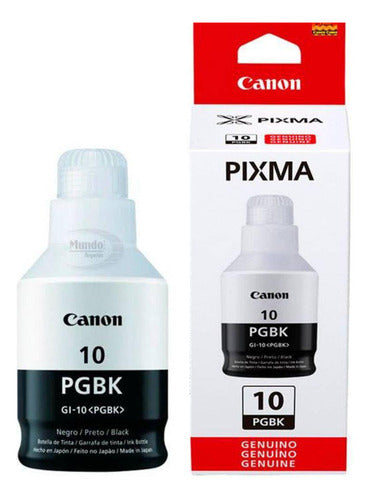 Botella De Tinta Canon Gi-10 Pgbk Negra/3382c001aa