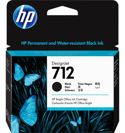 Cartucho Hp 712 Negro 80ml 3ed71a T210, T230, T250 T630 T650