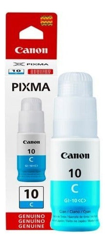 Tanque De Tinta Canon Gi-10 Cian, 70ml G5010/g6010/g7010