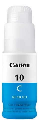 Tanque De Tinta Canon Gi-10 Cian, 70ml G5010/g6010/g7010