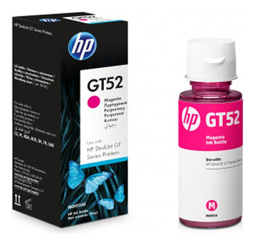Tanque De Tinta Hp Gt52 Magenta, 70ml Original  M0h55al
