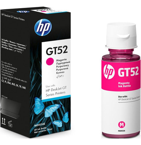 Tanque De Tinta Hp Gt52 Magenta, 70ml Original  M0h55al