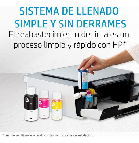 Tanque De Tinta Hp Gt52 Cian, 70ml Original M0h54al