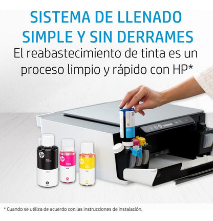 Tanque De Tinta Hp Gt52 Cian, 70ml Original M0h54al