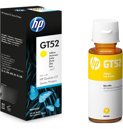 Tanque De Tinta Hp Gt52 Amarillo, 70ml Original  M0h56al