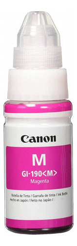 Tanque De Tinta Canon Gi-190 Magenta 70ml 0669c001 Original