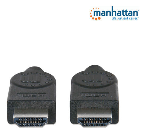 Manhattan Cable Hdmi Canal Ethernet, Hdmi Macho 4k, 30hz 15m