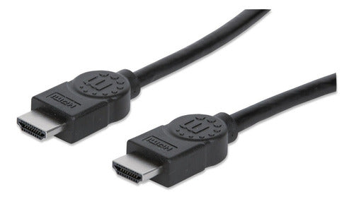 Manhattan Cable Hdmi Canal Ethernet, Hdmi Macho 4k, 30hz 15m