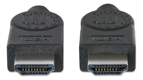 Manhattan Cable Hdmi Canal Ethernet Hdmi Macho 10 Metros Neg