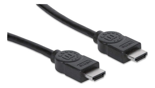 Manhattan Cable Hdmi Canal Ethernet Hdmi Macho 10 Metros Neg