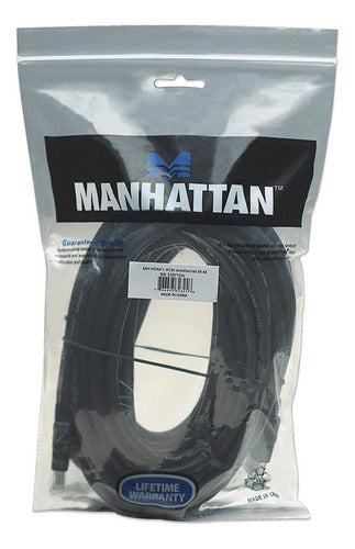 Manhattan Cable Hdmi Canal Ethernet Hdmi Macho 10 Metros Neg