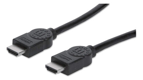 Manhattan Cable Hdmi Canal Ethernet Hdmi Macho 10 Metros Neg