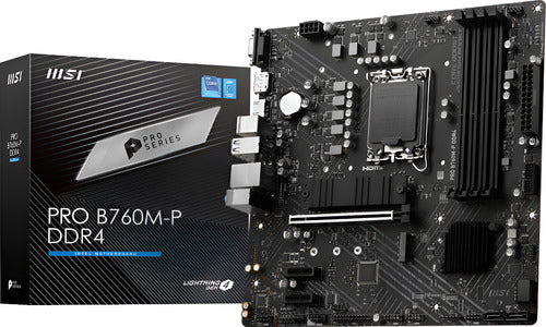 Tarjeta Madre Msi Micro-atx Pro B760m-p S-1700 I B760 128gb