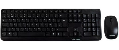 Kit De Teclado Y Mouse Vorago Km-302, Inalámbrico Usb Negro