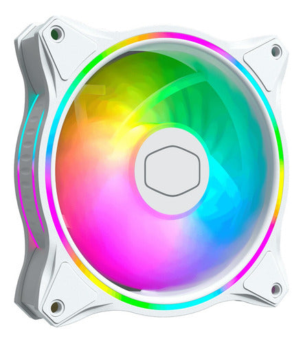 Ventilador Cooler Master Masterfan Mf120 Halo², 120mm Blanco