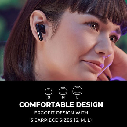 Audífonos Inalámbricos Panasonic Rz-b110wde Bluetooth Color Negro