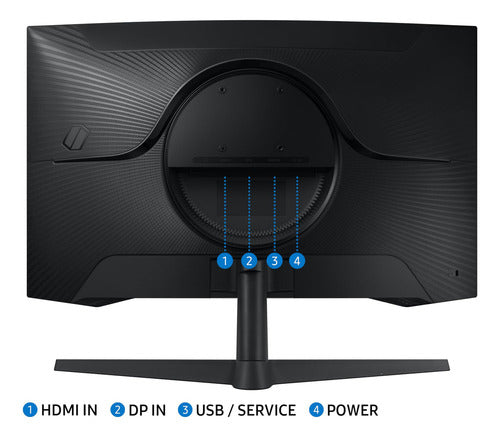 Monitor Curvo Samsung Odyssey G5 G55c Led 27  Quad Hd 165hz