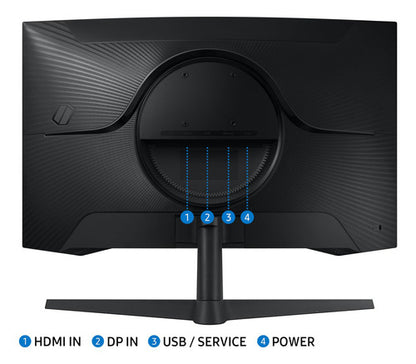 Monitor Curvo Samsung Odyssey G5 G55c Led 27  Quad Hd 165hz