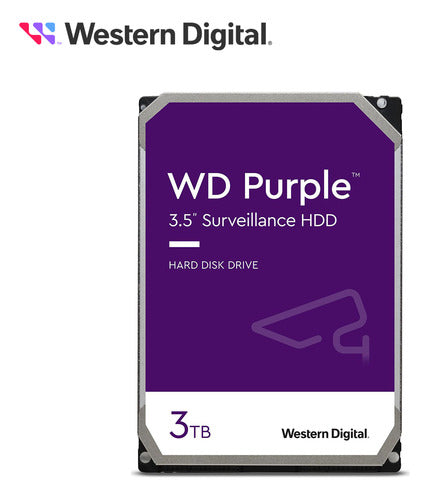 Disco Duro Videovigilancia Wd Purple Surveillance 3.5 , 3tb