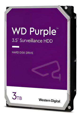 Disco Duro Videovigilancia Wd Purple Surveillance 3.5 , 3tb