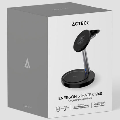 Cargador Inalambrico Acteck Energon S-mate Ci740 Ac-937139