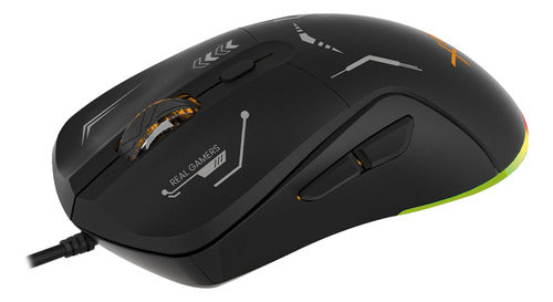 Mouse Gamer Xzeal Óptico Starter, Alámbrico, Usb, 7200dpi