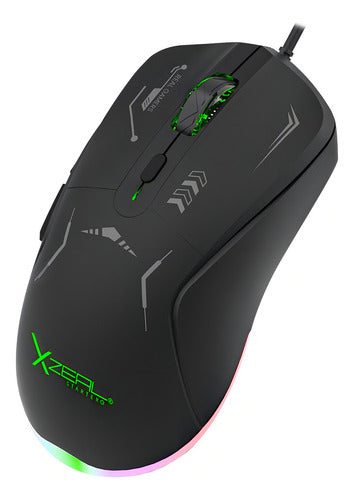 Mouse Gamer Xzeal Óptico Starter, Alámbrico, Usb, 7200dpi