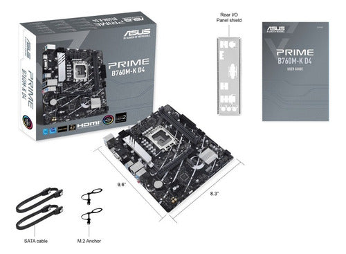 Tarjeta Madre Asus Micro-atx Prime B760m-k D4 S-1700 Ddr4
