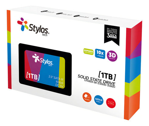 Ssd Stylos Stmssd4b, 1tb, Sata Iii, 2.5'', 7mm