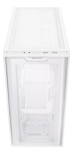 Gabinete Asus A21 Case Con Ventana Mini-tower Usb 3.0 Blanco