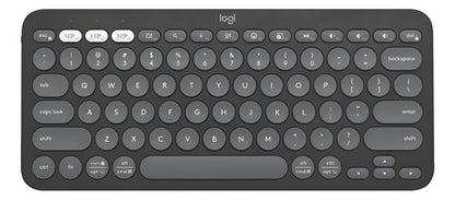 Teclado Logitech Pebble Keys 2 K380s 60% Bluetooth Grafito