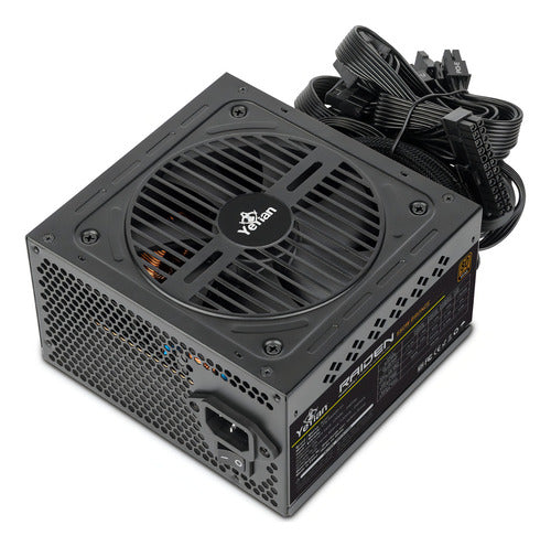 Fuente De Poder Yeyian Raiden 80 Plus Bronze Atx 120mm 550w