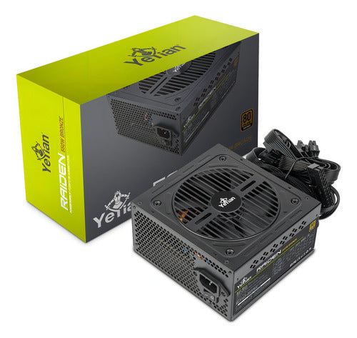 Fuente De Poder Yeyian Raiden 80 Plus Bronze Atx 120mm 550w