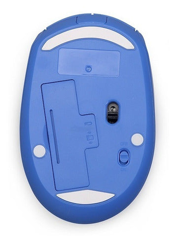 Mouse Getttech Óptico Gac-24406b Inalámbrico 1600dpi Azul