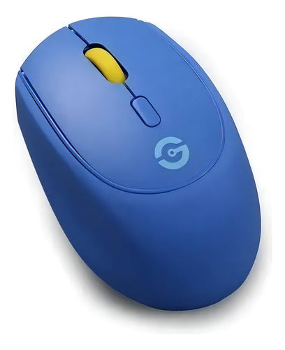 Mouse Getttech Óptico Gac-24406b Inalámbrico 1600dpi Azul