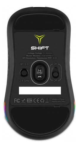 Mouse Gamer Yeyian Óptico Shift Inalámbrico Usb- A 26.000dpi